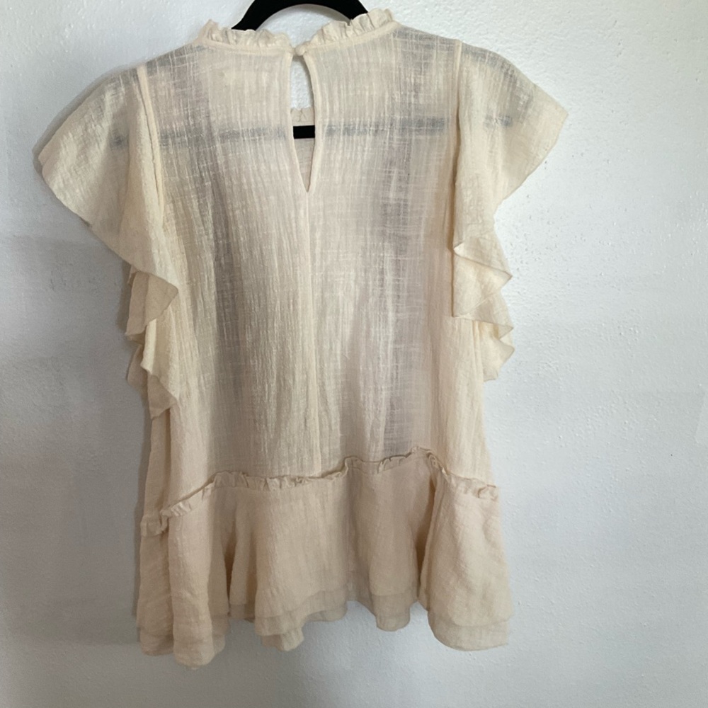 ODDY Gauzy Boho Tunic Festival Top Sz M - Picture 2 of 9